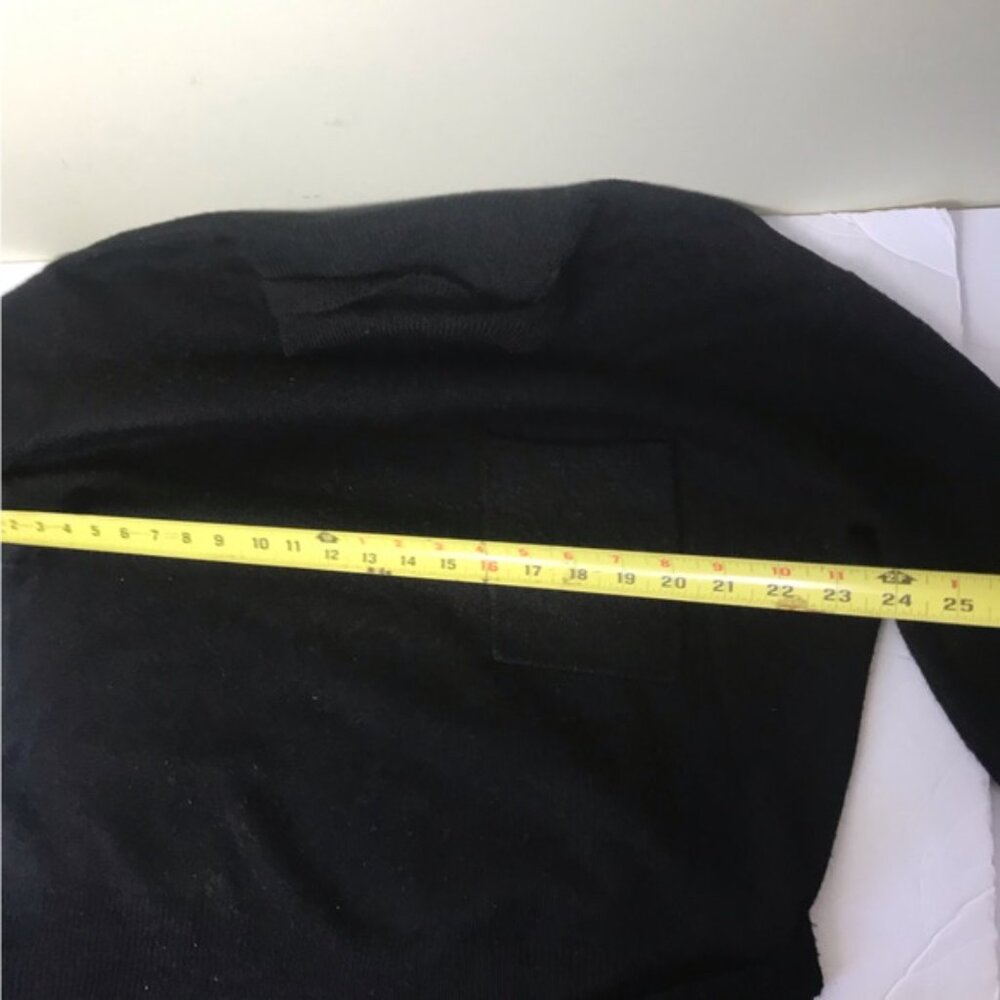 OAK + FORT Oversized Crop Mock Neck Wool Blnd Sweater Knit Turtleneck Boxy Top M - Picture 12 of 14
